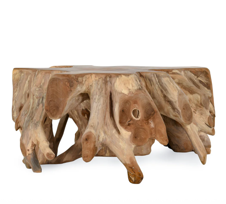 Crete 41" Reclaimed Teak Root Coffee Table - Natural