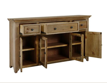Marquez 69" 4 Door 3 Drawer Sideboard - Warm Natural