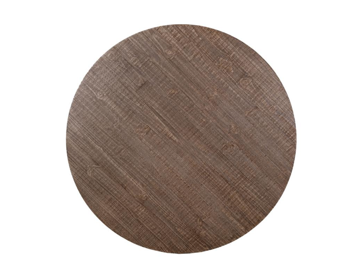 Branson 63" Round Dining Table - Brown Wash