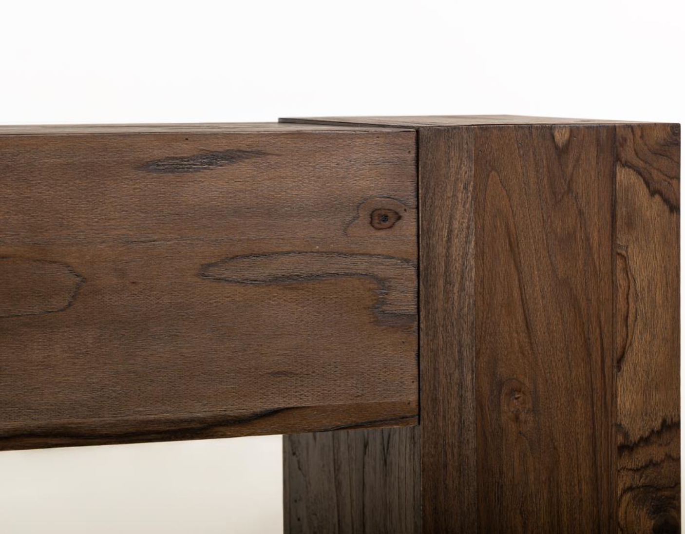 Lakota 65" Poplar Console Table - Warm Natural