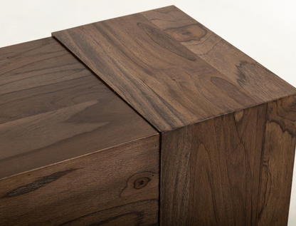 Lakota 65" Poplar Console Table - Warm Natural