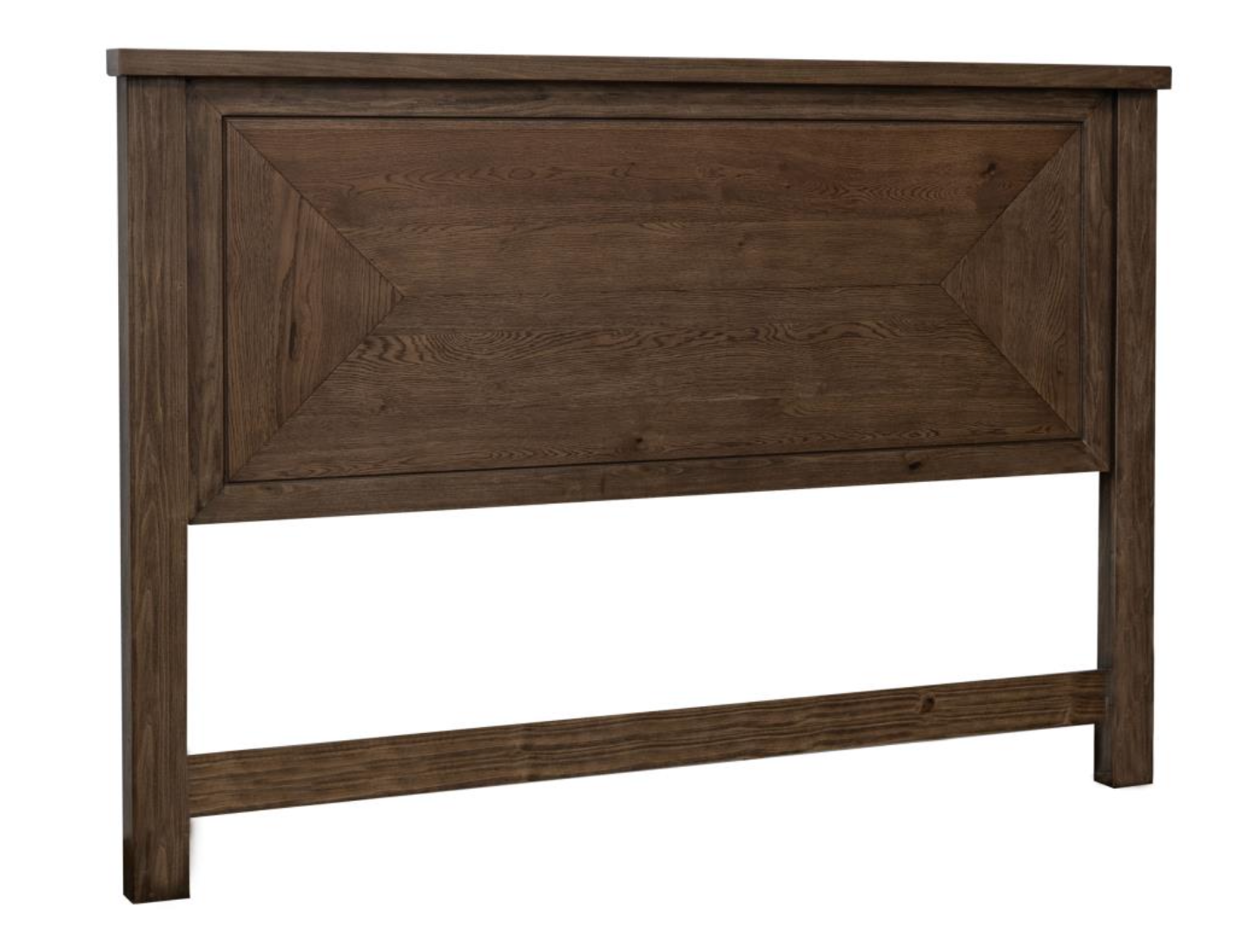 Newton 84" Poplar King Bed - Warm Oak