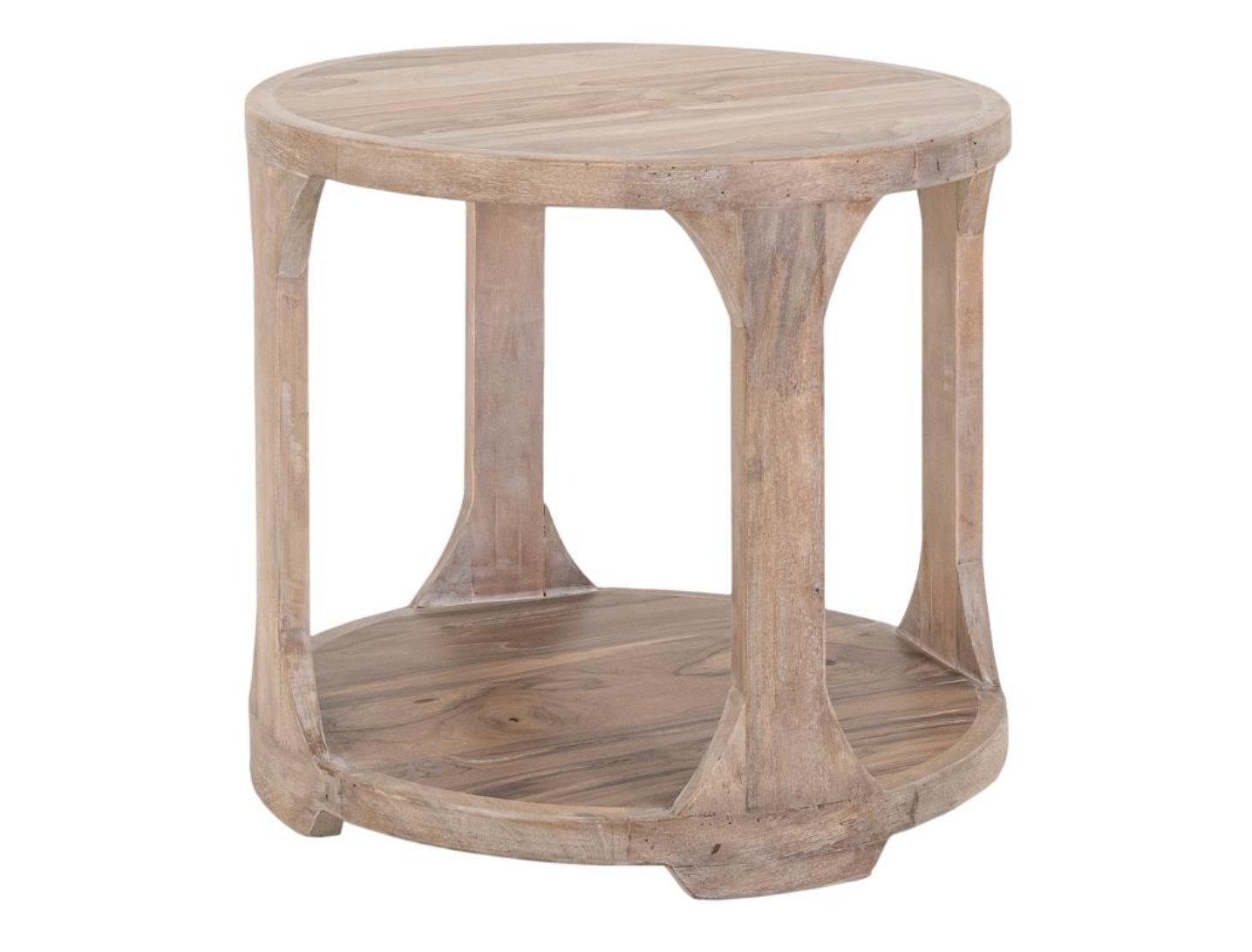 Bertram 26" Teak End Table - Driftwood