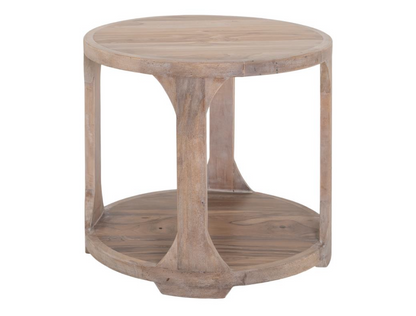 Bertram 26" Teak End Table - Driftwood