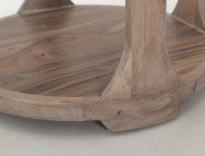 Bertram 26" Teak End Table - Driftwood