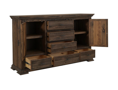 Dothan 69" 6 Drawer Dresser - Dark Cocoa