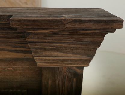 Dothan 84" King Bed- Dark Cocoa