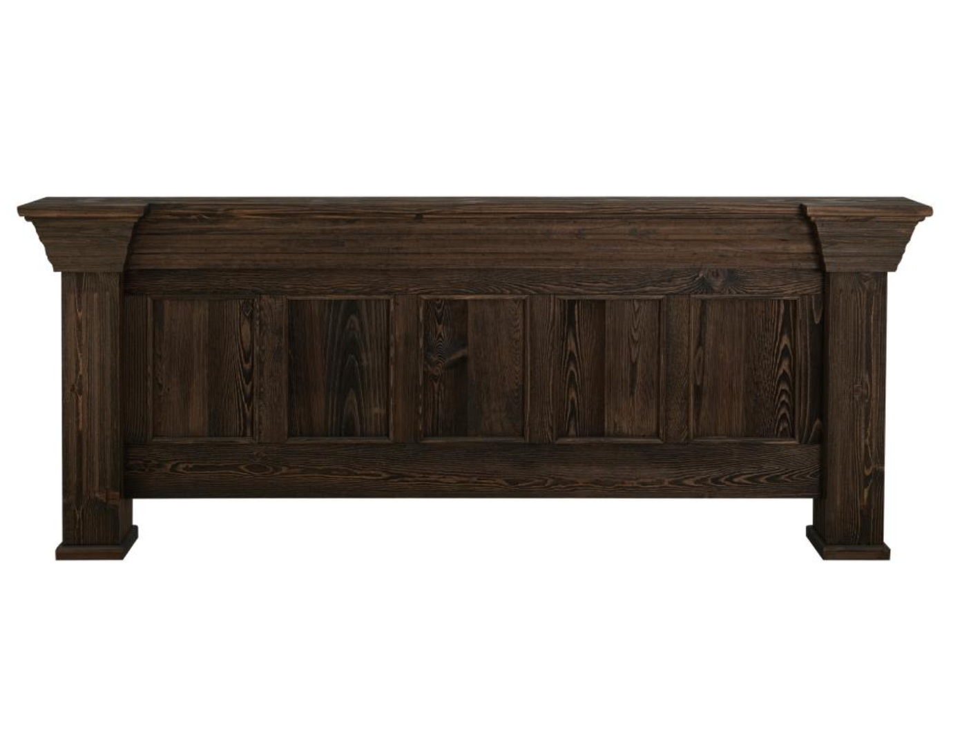 Dothan 76" Queen Bed- Dark Cocoa