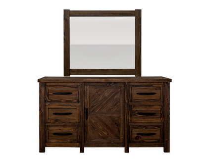 Dalton 67" 6 Drawer Dresser - Espresso