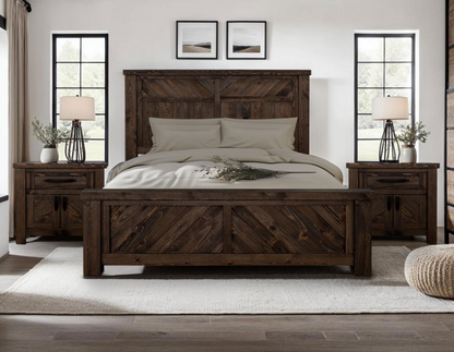 Dalton 28" 2 Drawer Nighstand - Espresso