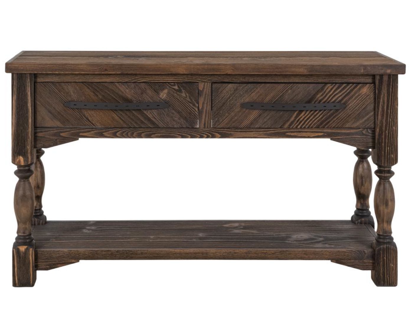 Dalton 60" 2 Drawer Console Table- Espresso