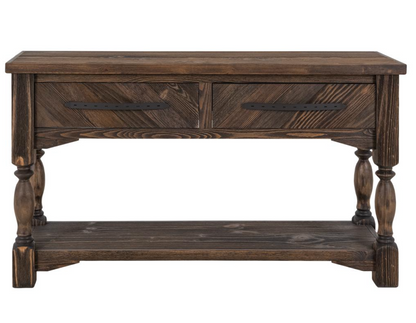 Dalton 60" 2 Drawer Console Table- Espresso