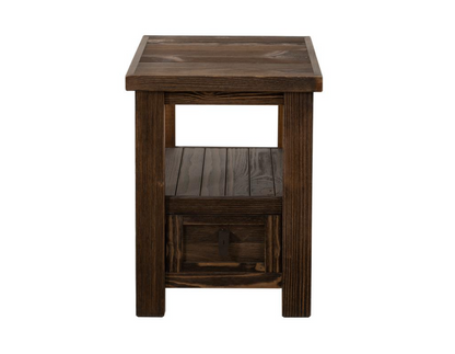 Dalton 18" Chairside Table - Expresso