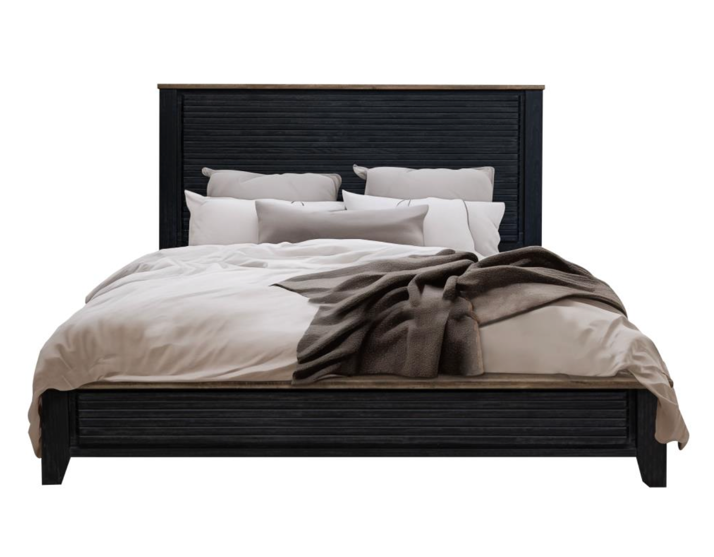 Etowah 84" King Bed - Ebony