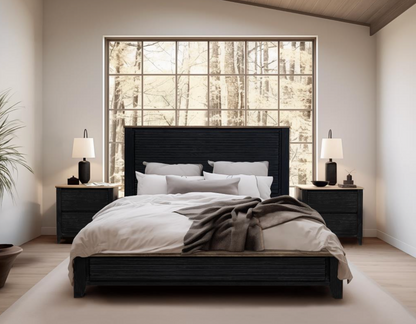 Etowah 84" King Bed - Ebony