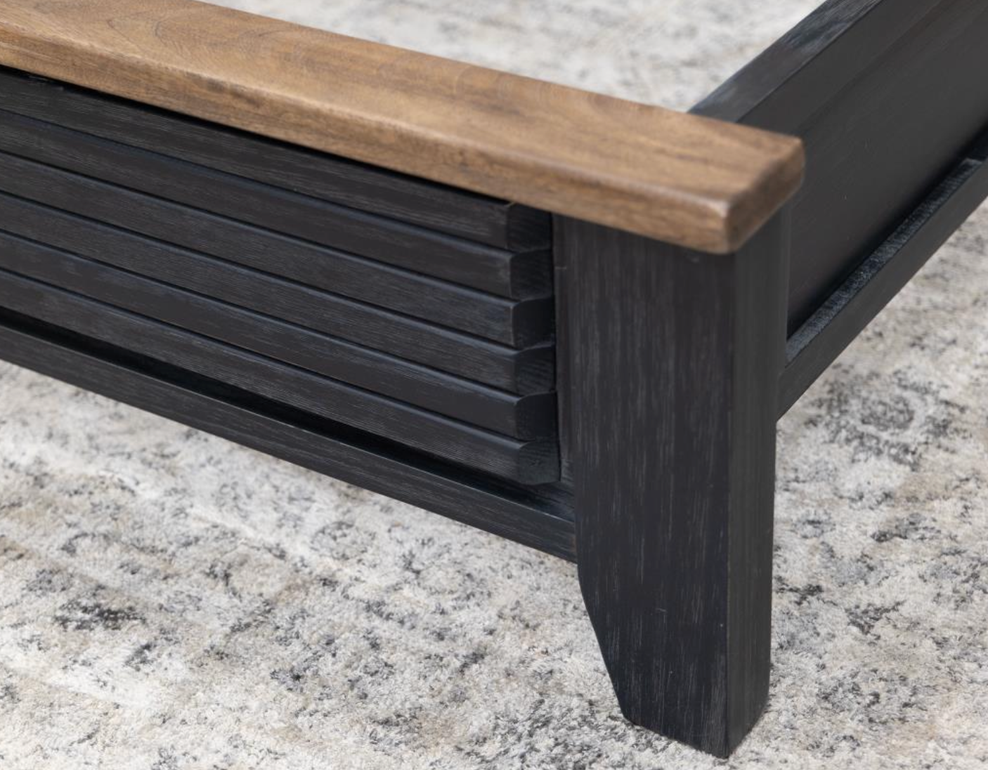 Etowah 84" King Bed - Ebony