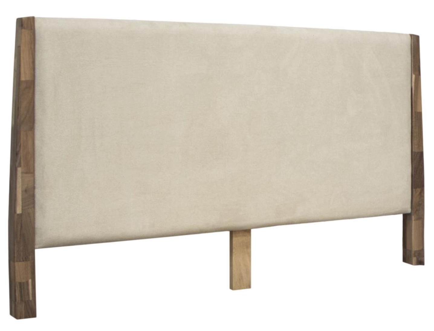Tamarindo 64" Parota Queen Bed - Linen + Natural