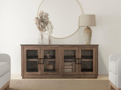 Samara 69" Melina 4 Door Sideboard - Natural