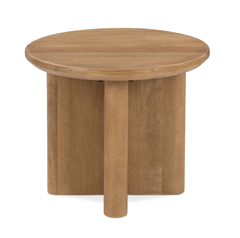 Midlothian 24" Round End Table - Natural Maple
