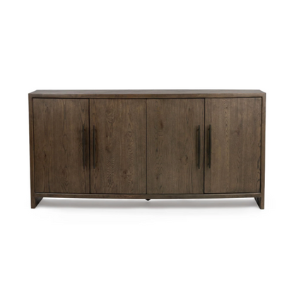 Stella 72" Oak 4 Door Sideboard - Soft Cocoa