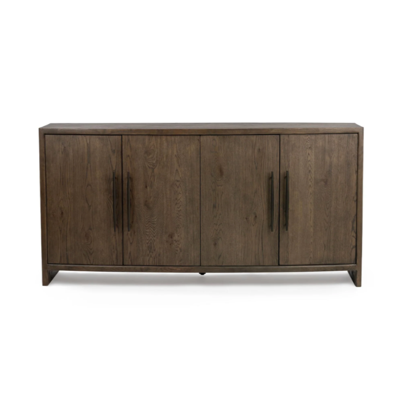 Stella 72" Oak 4 Door Sideboard - Soft Cocoa
