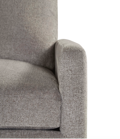 Ethan Luxe Express Ship 117" x 103" 5 Trillium Cushion Sectional + Kidney Pillow - Crypton Natural Linen