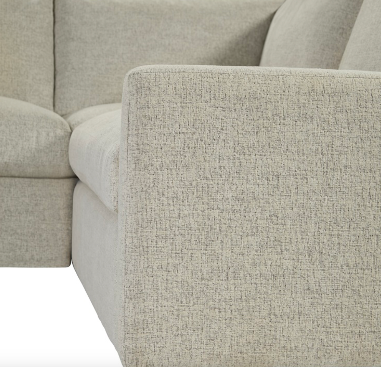 Ethan Luxe Express Ship 135" x 89" 5 Trillium Cushion Sectional