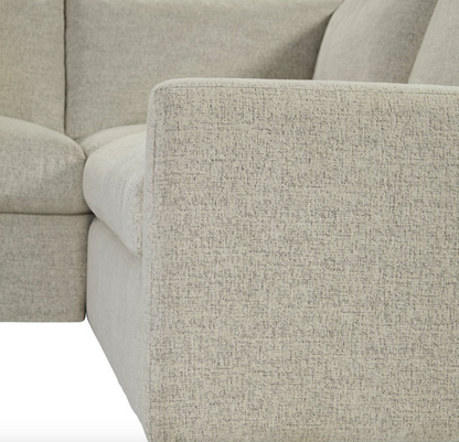 Ethan Luxe Express Ship 135" x 89" 5 Trillium Cushion Sectional