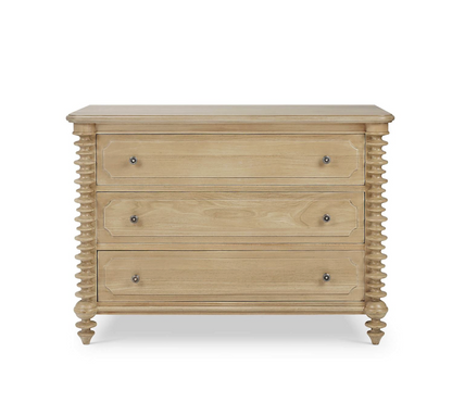 Milani 49" 3 Drawer Dresser - Fruitwood