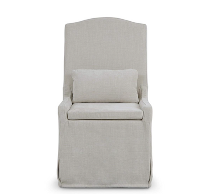 August 22" Slipcover Dining Chair - Performance Thames Natural