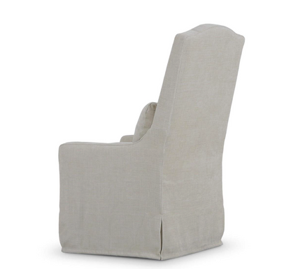 August 22" Slipcover Dining Chair - Performance Thames Natural