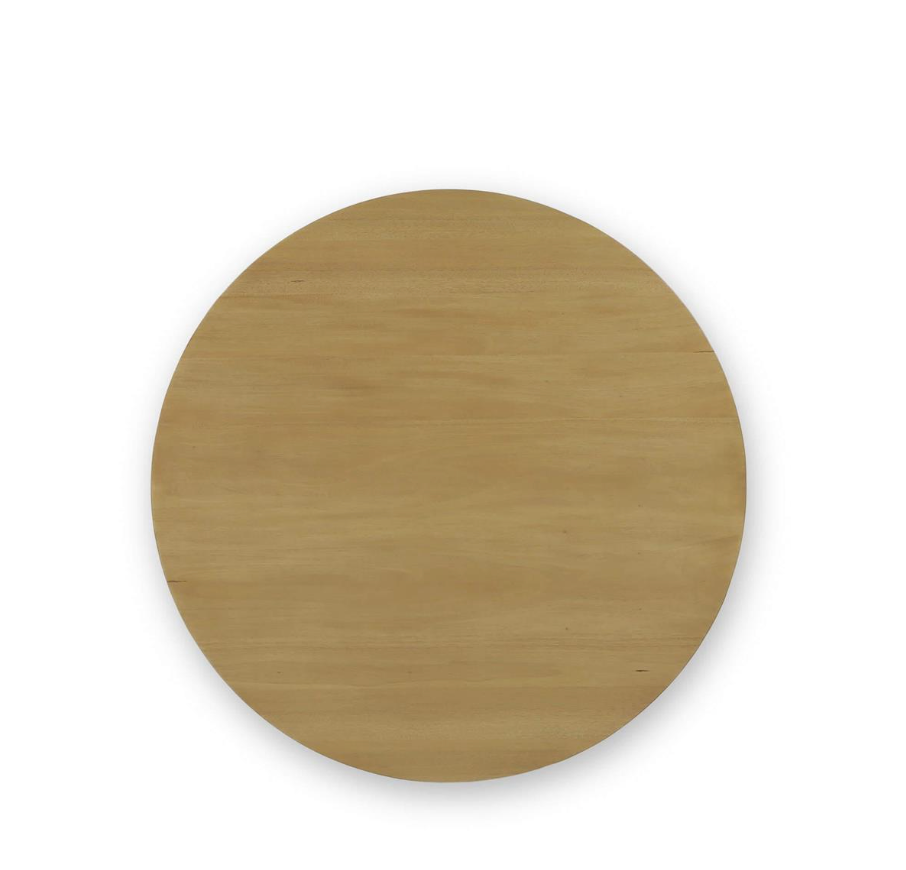 Giovanni 42" Mahogany Round Dining Table - Antique French Oak