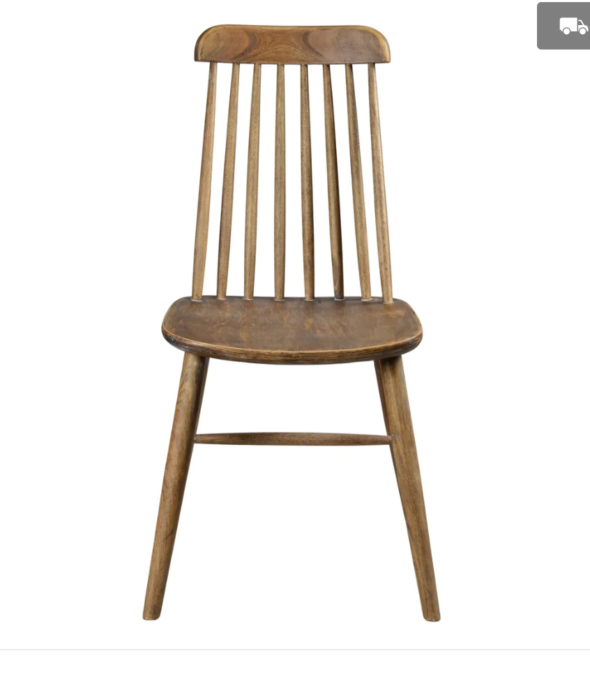 Lance Spindle Back Dining Chair - Pecan