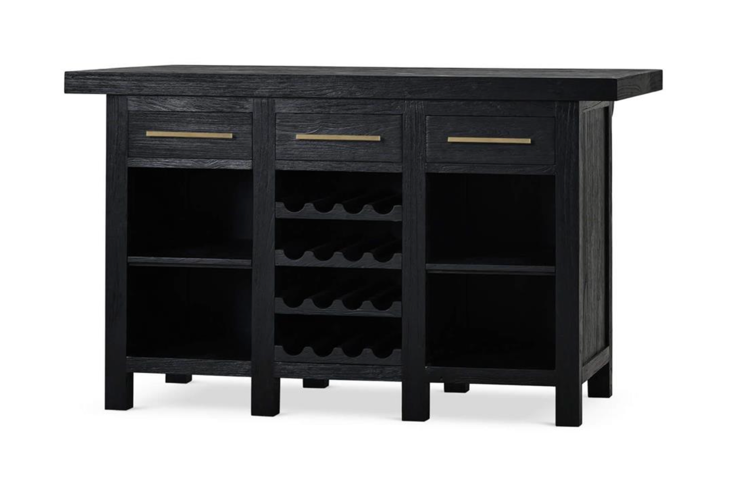 Carter 66" Teak Bar Cabinet