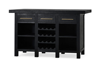 Carter 66" Teak Bar Cabinet