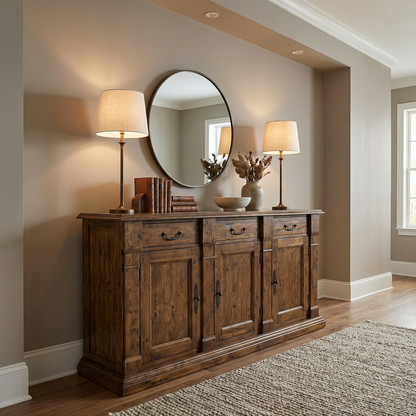 Sicily 84" 3 Door Sideboard - Earth