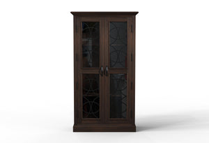 Wilhelm 40" 2 Door Cabinet - Natural + Black