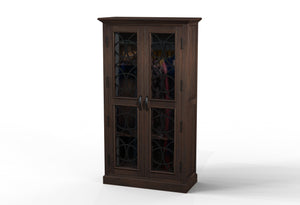 Wilhelm 40" 2 Door Cabinet - Natural + Black