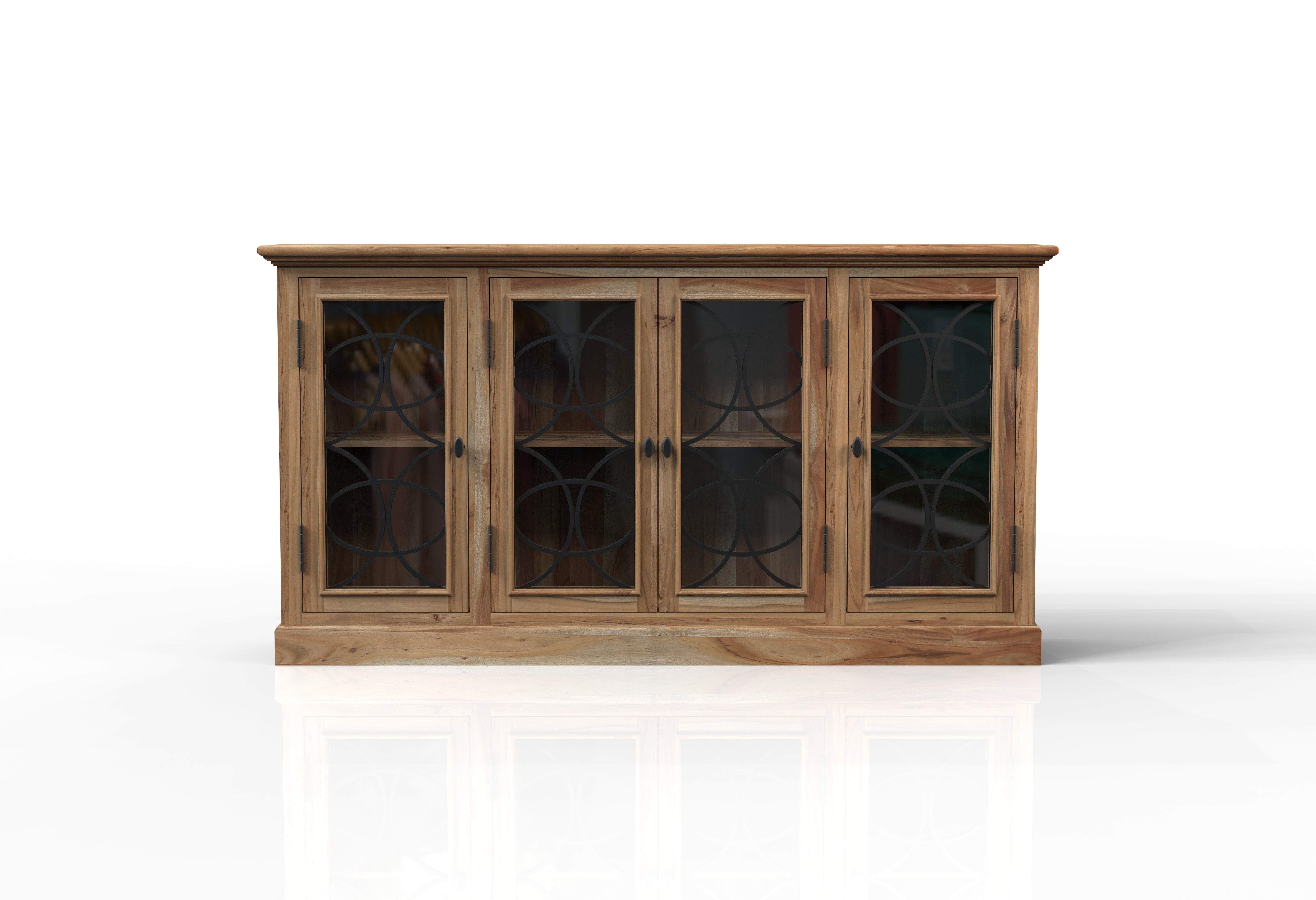 Wilhelm 76" 4 Door Sideboard - Natural