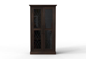 Morrison 40" 2 Door Cabinet - Natural + Black