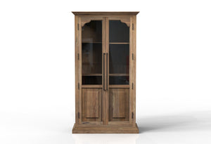 Bradshaw 40" 2 Door Cabinet - Natural + Gray