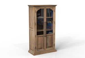Bradshaw 40" 2 Door Cabinet - Natural + Gray