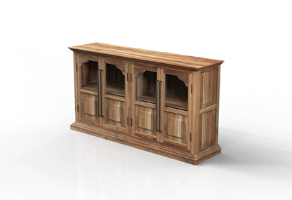 Bradshaw 76" 4 Door Sideboard - Natural