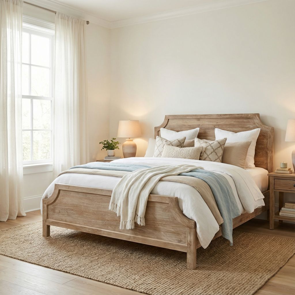 Sophia 81" King Bed - Sand