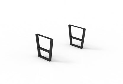 Malcolm Acacia 72" Live Edge Dining Table - Natural + Black