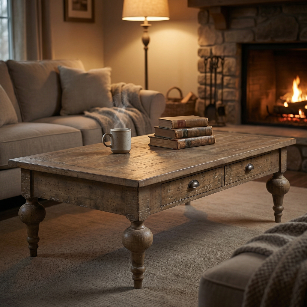 Greenville 52" Coffee Table - Sandstone