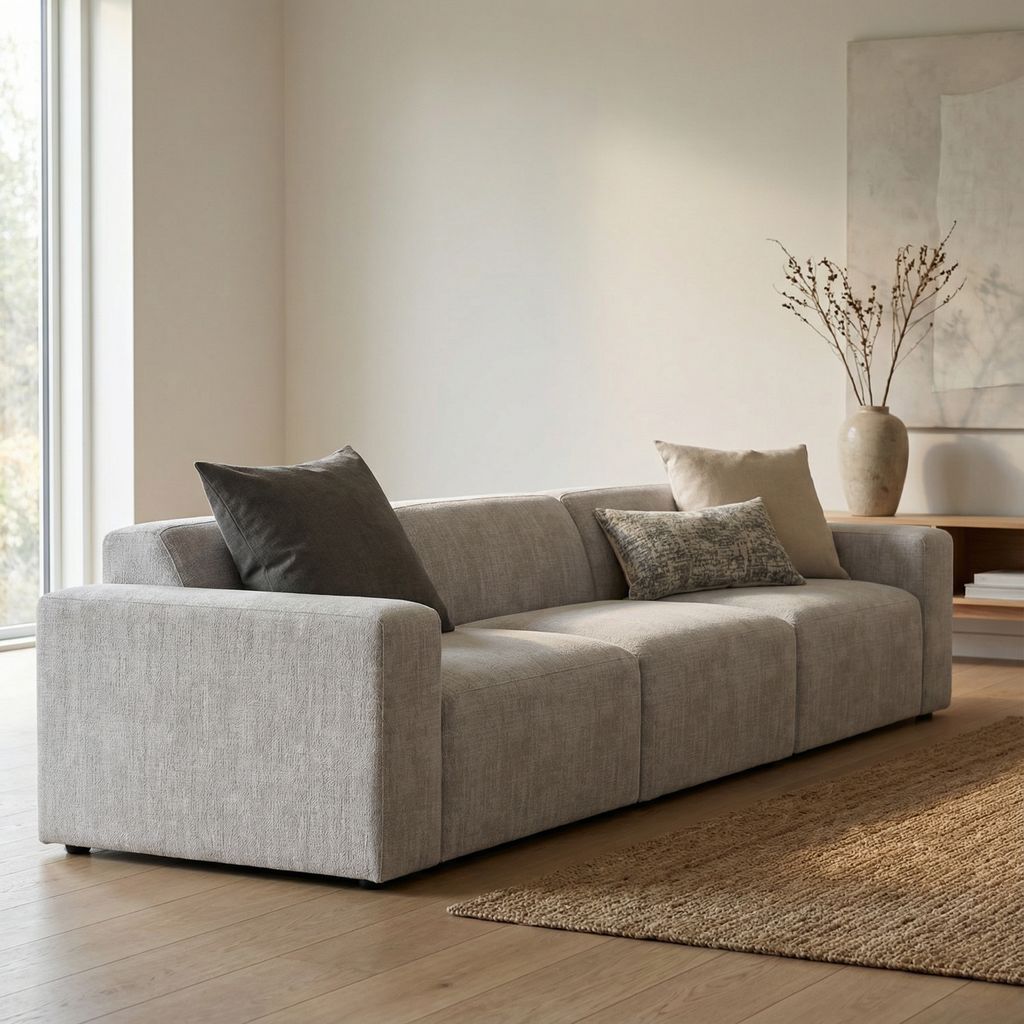 Theo Express Ship 137" Modular Sofa
