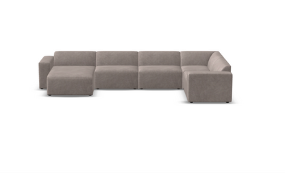 Theo Express Ship 163" x 88" Modular Sectional + Chaise