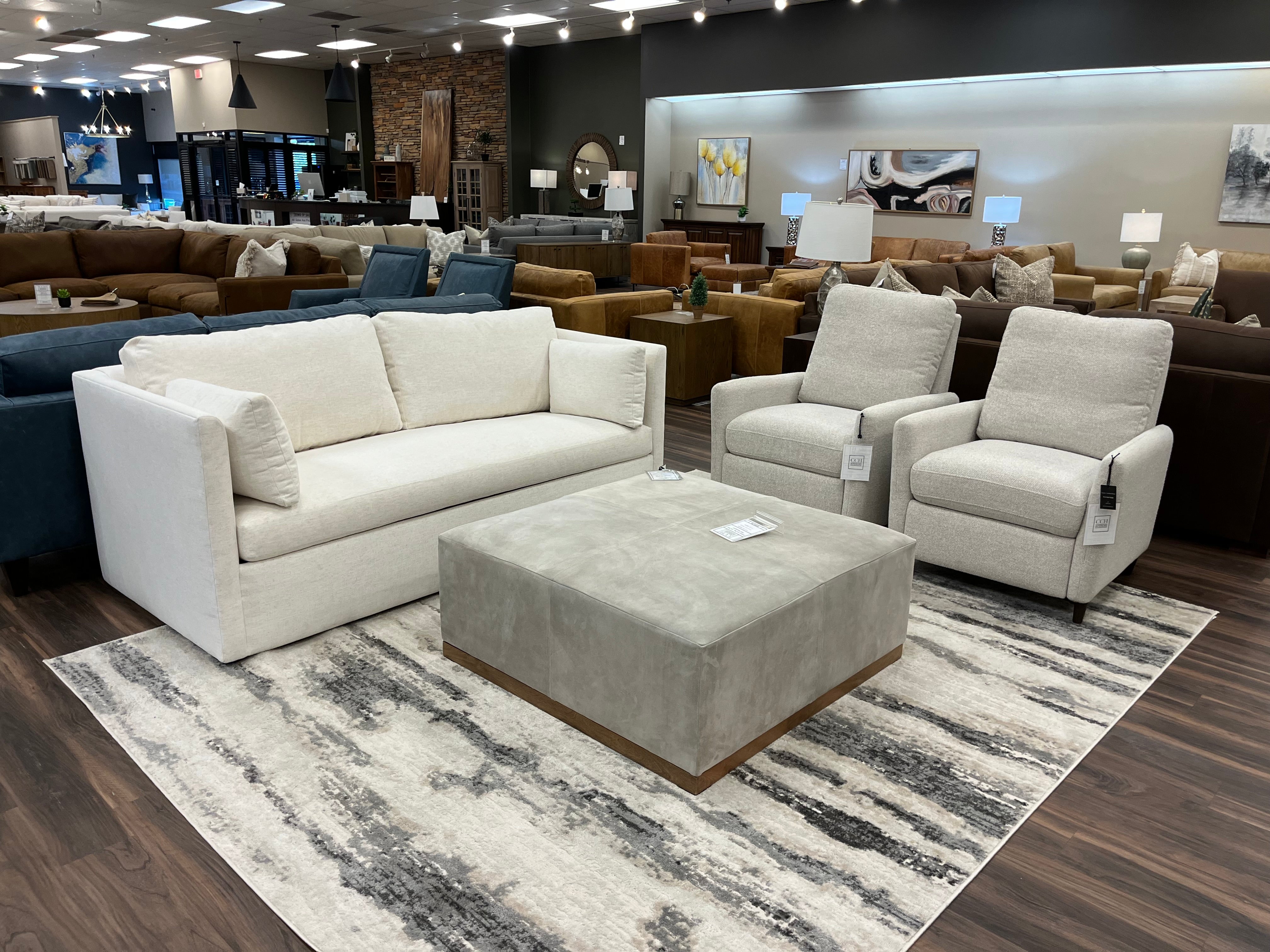 Gracie 80" 2 Cushion Queen Sleeper Sofa - Crypton Natural Linen