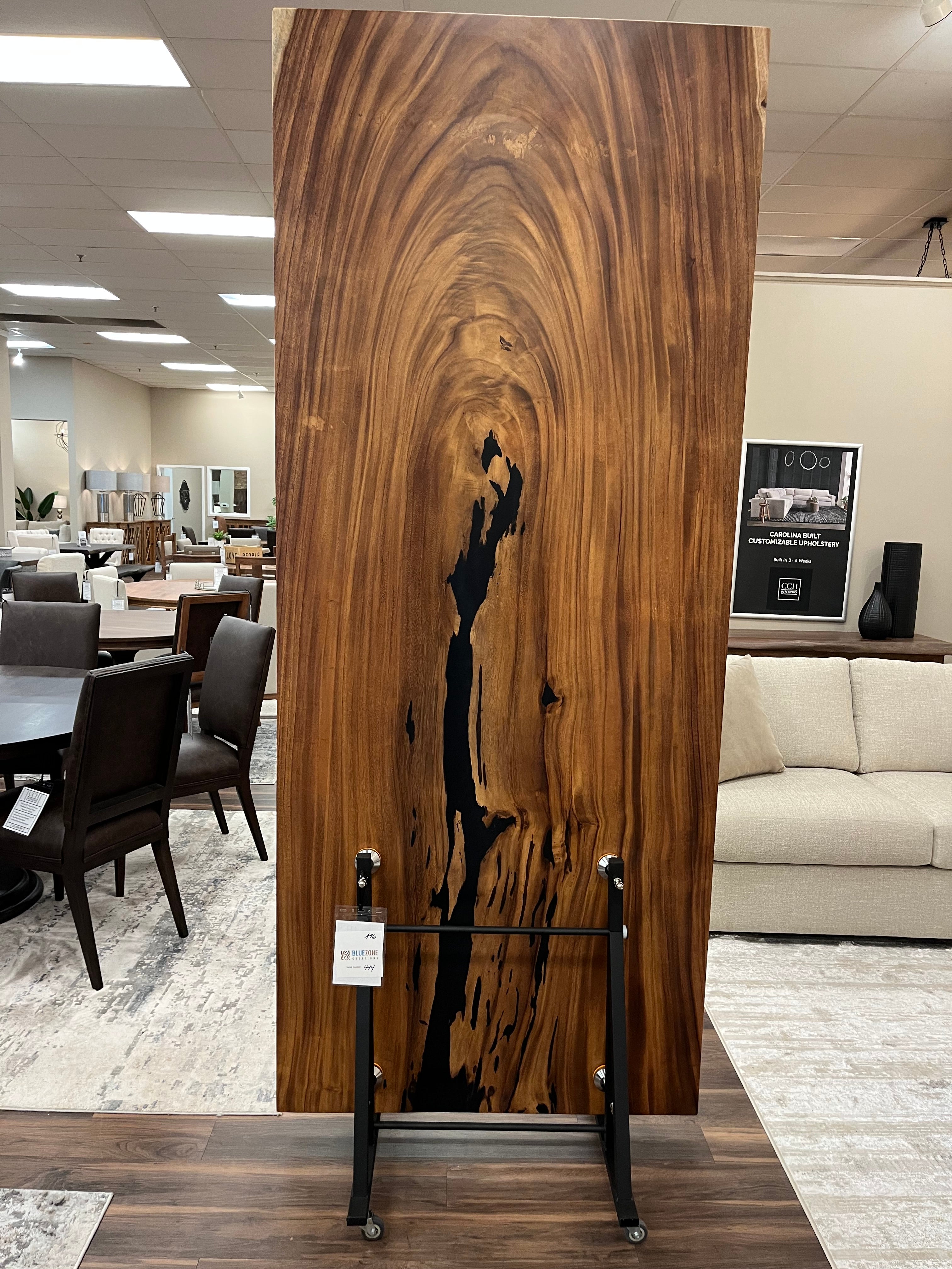 Avellanas 96" Guanacaste Live Edge Dining Table - Natural- SN444